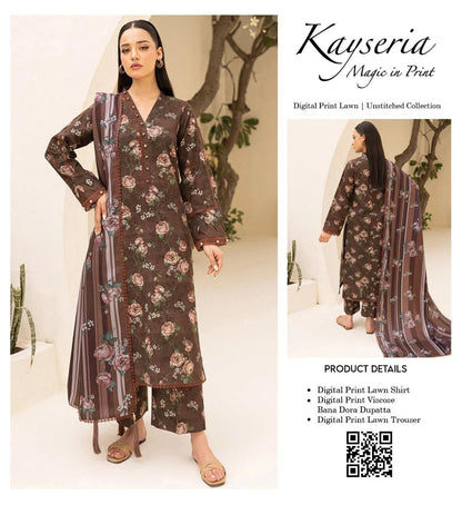 Kayseria, 100% Premium LAWN, 2026*