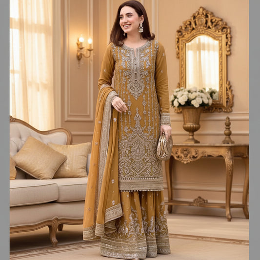Aneela’s 3 PCS premium Quality lawn 90/88*