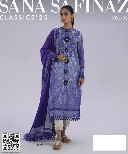 Sana Safinaz, Digital Printed Lawn Shirt 8 colours