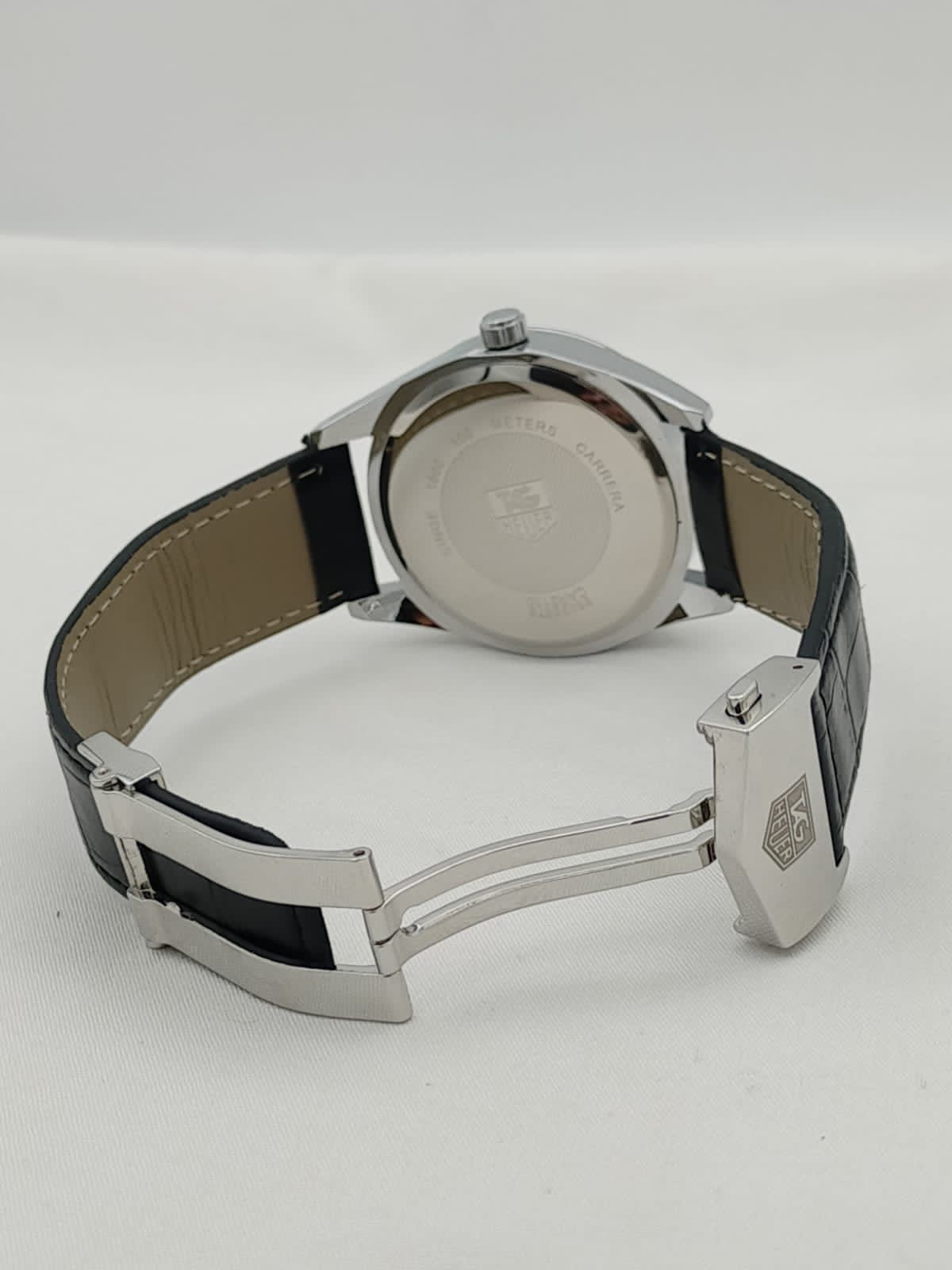 Carrera Calibre 5 - Luxury Swiss Watch With Leather Strap Mens Watch Wrist Watch | Best Quality Men Watch | Best Quality Analog Watch For Men - Without Box
