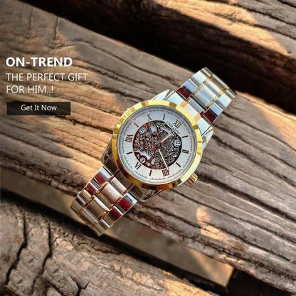 Stainless steel Two tone Imported Unraion Branded Watch