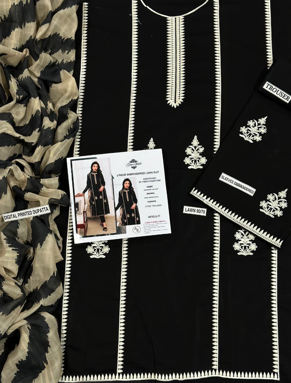 URGE,AIR JET 90/70 LAWN EMBROIDERED COLLECTION