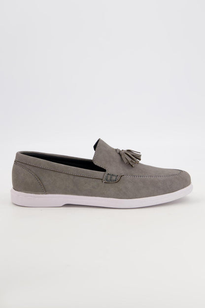 Men's fancy grey loafers