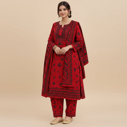 Premium lawn,cotton printed 3-pcs V-Gala Embroidery