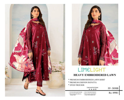 Limelight embroidered lawn