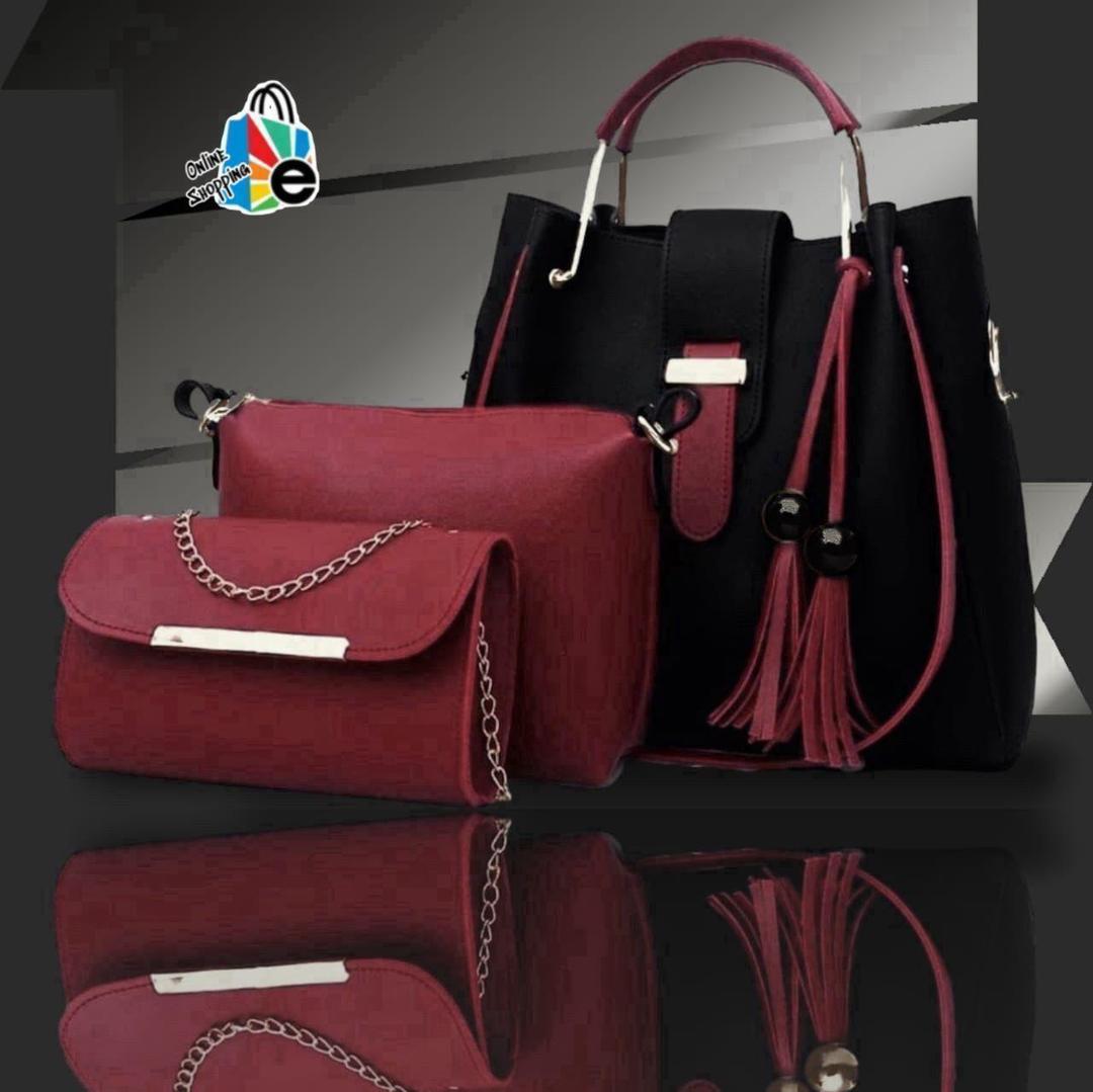 Women hand bag set