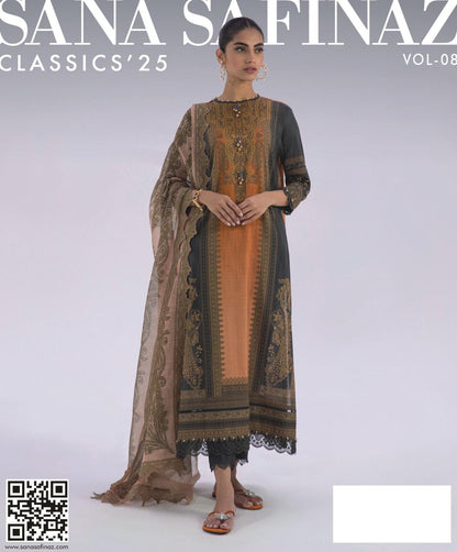 Sana Safinaz, Digital Printed Lawn Shirt 8 colours