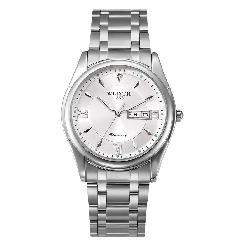 Quartz watch whilsit genuine calendar men's watch