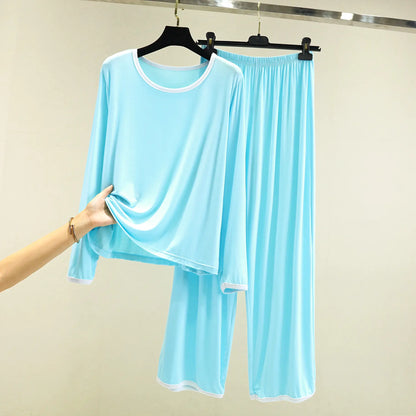 Women's & girls  pajama set long sleeve loose