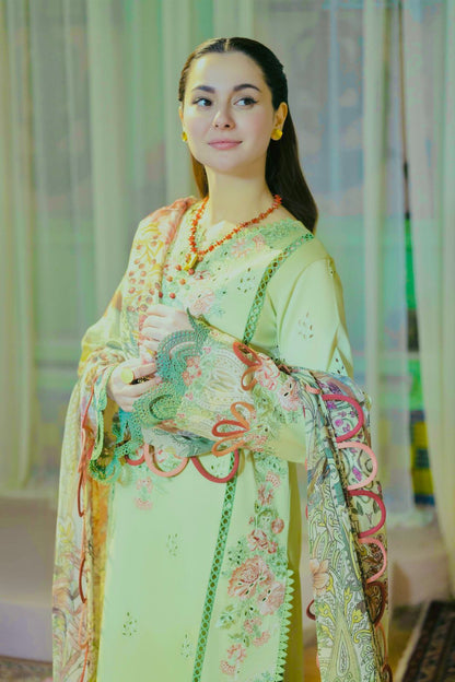 JADE* 3pc SUMMER CASUAL LAWN AIR JET FINE QUALITY STUFF* EMBROIDERED
