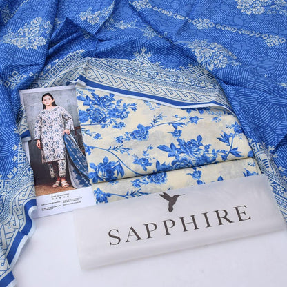 Sapphire Digital Lawn 3-PCS