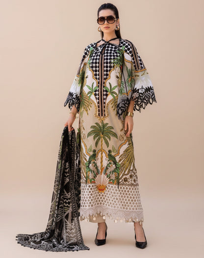 Fine quality Lawn & Chiffon, Embroidered,