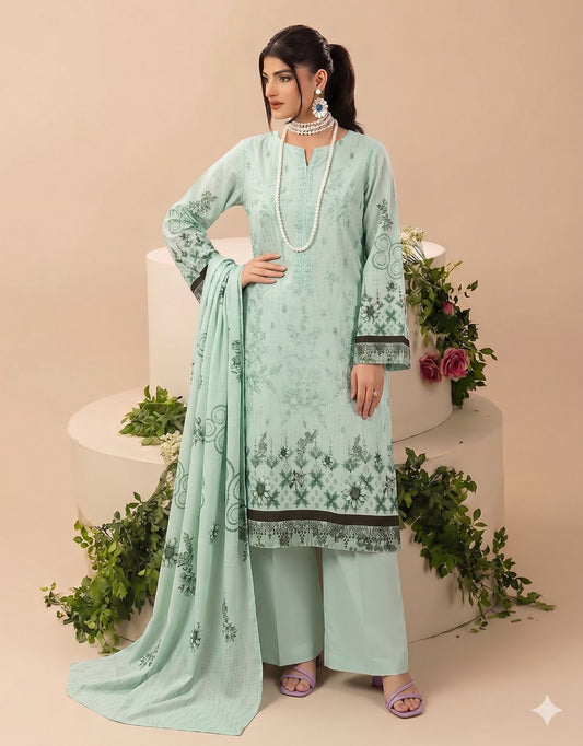 MARIA.B digital printed and Front head embroidered Lawn, new arrival