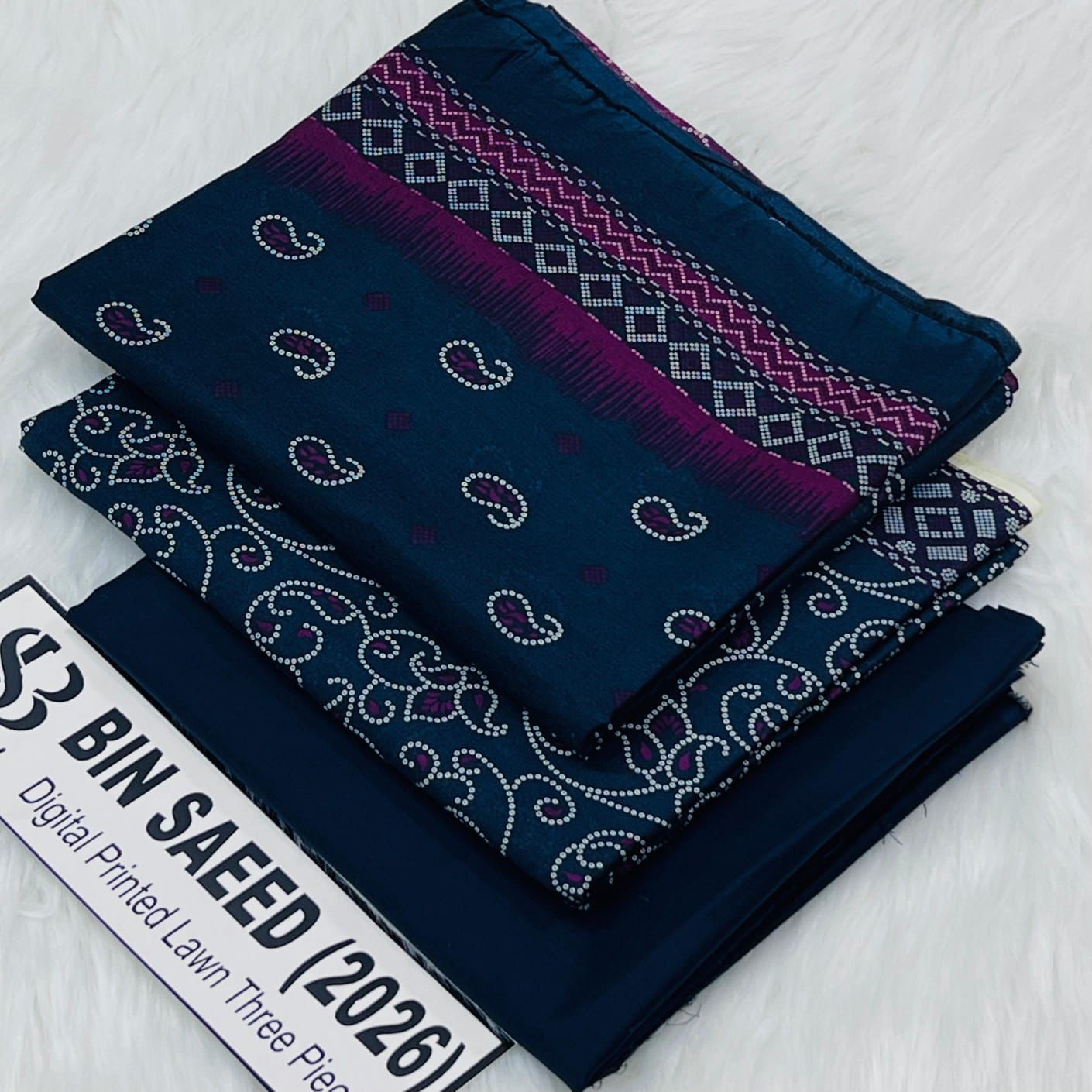 Bin Saeed Lawn 12 colors