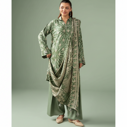 NISHA, by Nishat, Premium Printed Lawn Tana Dora Shirt