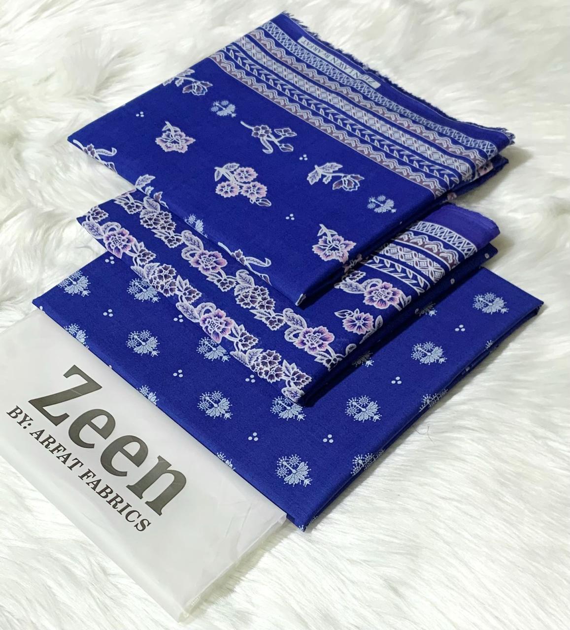 Zeen LAWN 3PC ⁠PRINTED LAWN* SHIRT & DUPATA, 50 colours and designs