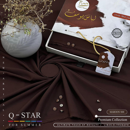 Libas-E-Yousaf, Q-Star, durable softness, & luxurious feel dress