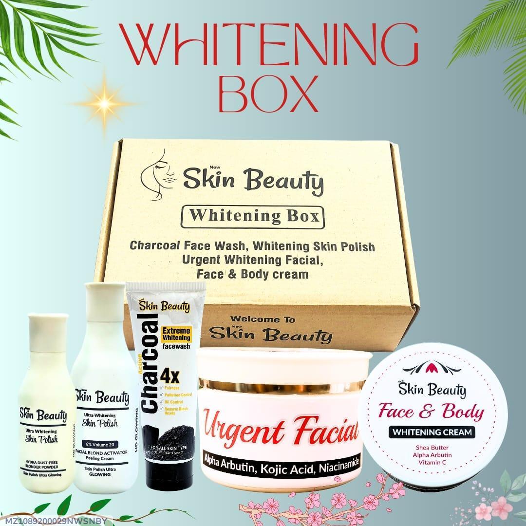 Skin care whitening and Brightening face 4 in 1 box
