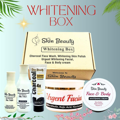 Skin care whitening and Brightening face 4 in 1 box