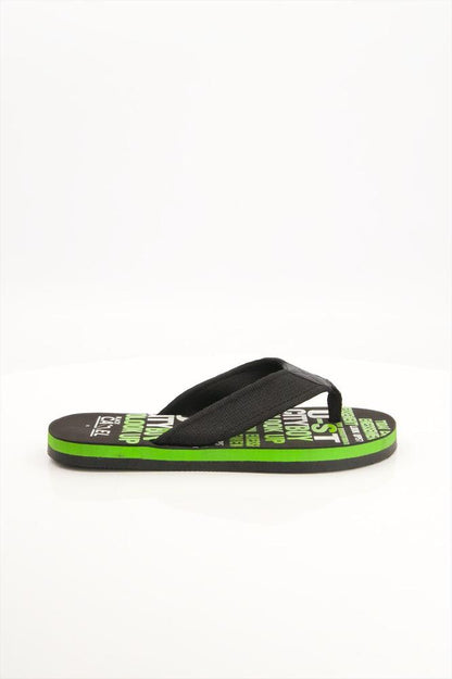 Black camel flip flop