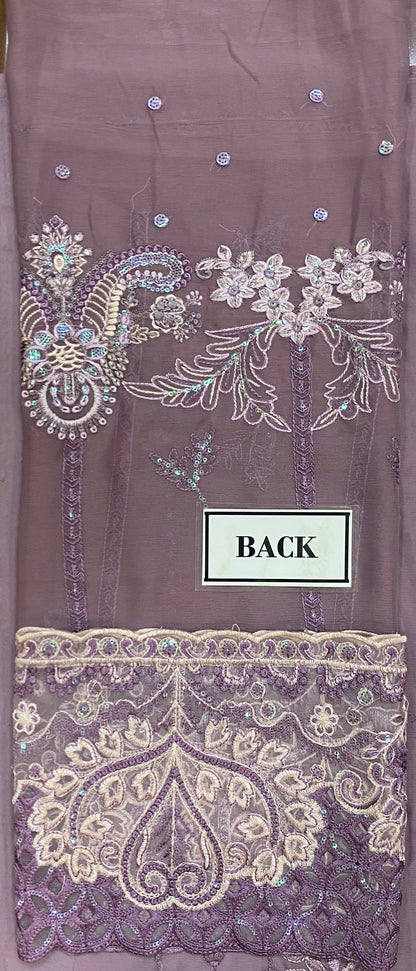 Chiffon Embroidered partywear
