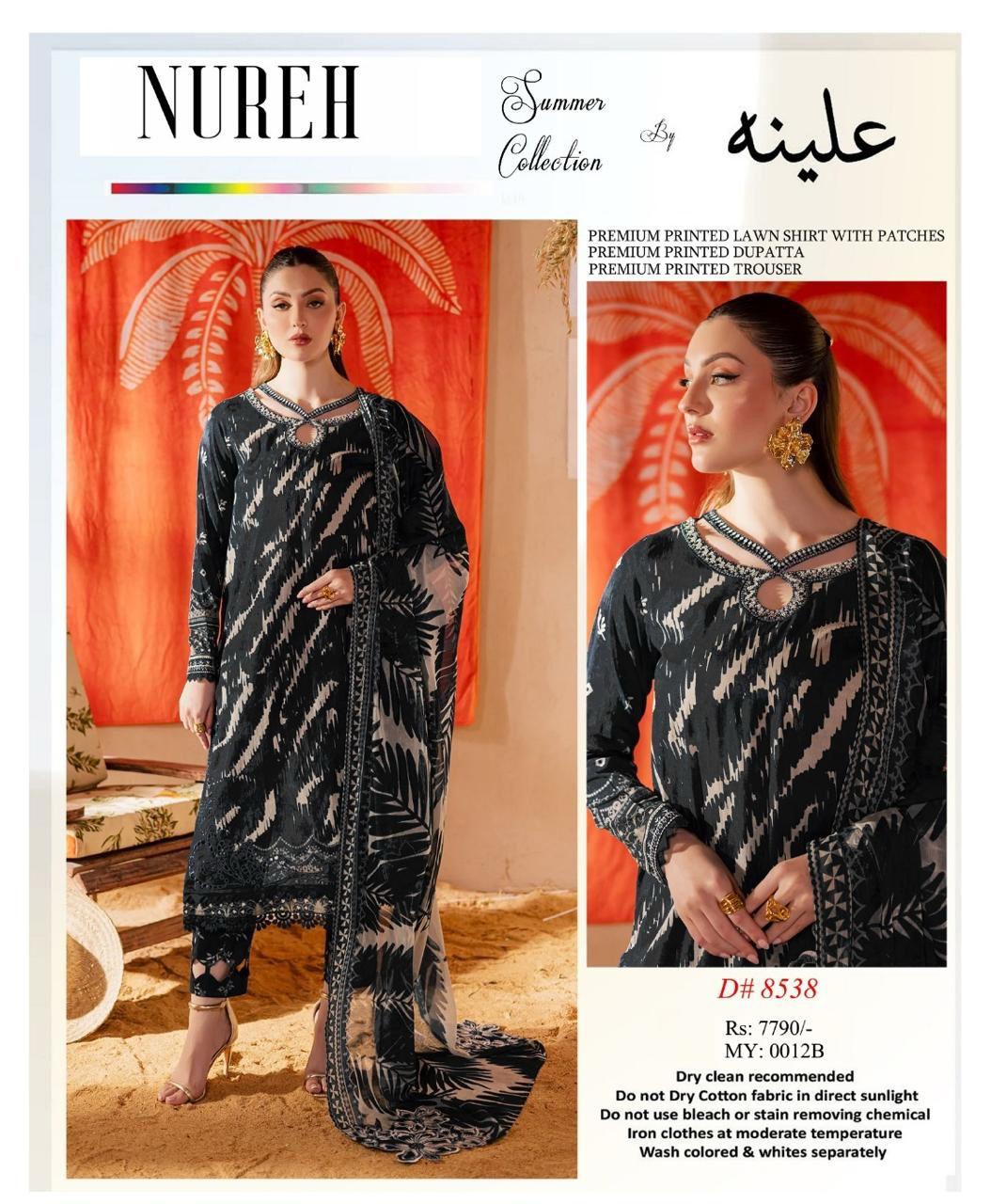 Maria B, Elam, Sabyasachi, wn 3pc 90/70*