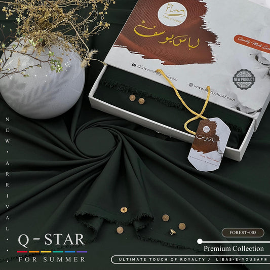 Libas-E-Yousaf, Q-Star, durable softness, & luxurious feel dress