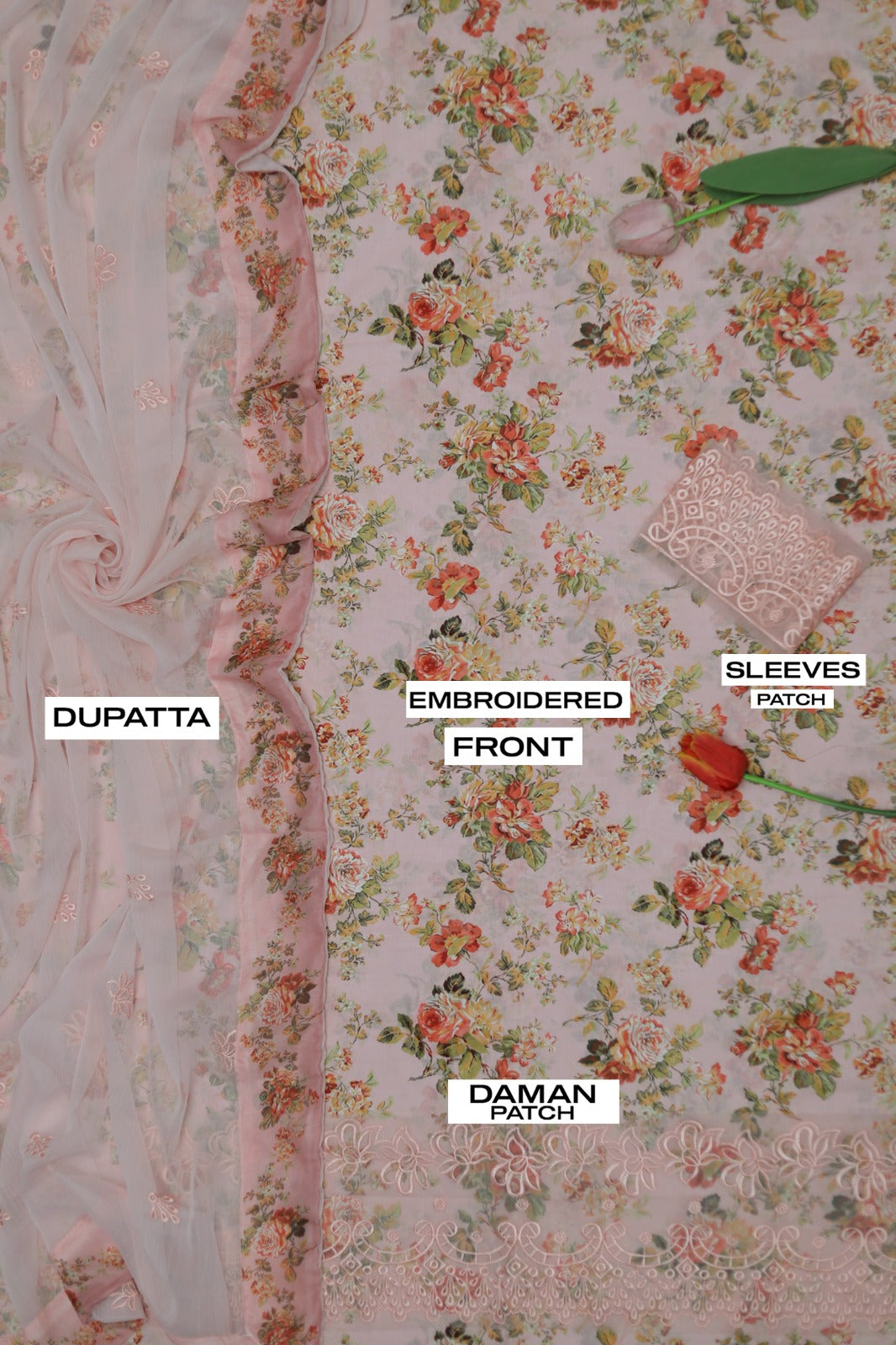 SUMMER COLLECTION 2026**LAWN Fabric* 3Pc