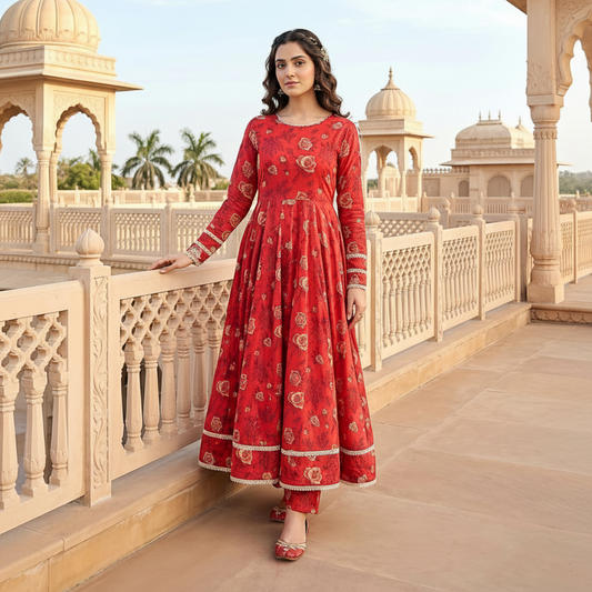 RUPAS, Digital Print Superior Lawn All-Over Print Shirt & Trouser
