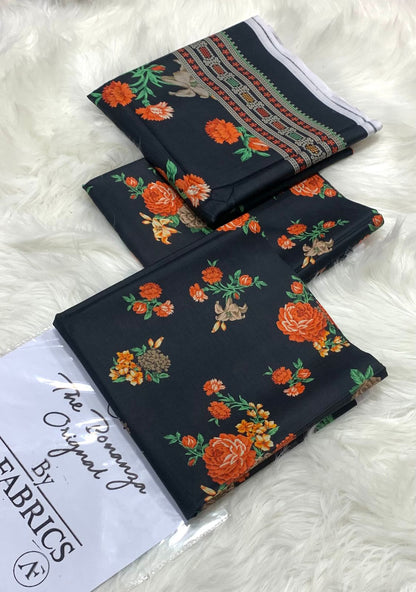 Bonanza, digital printed soft lawn