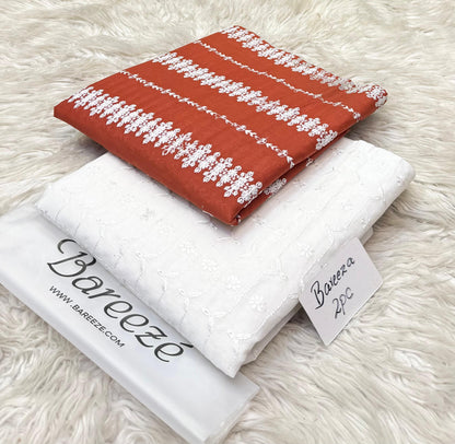 Bareeza 2pc Embroidery Lawn collection
