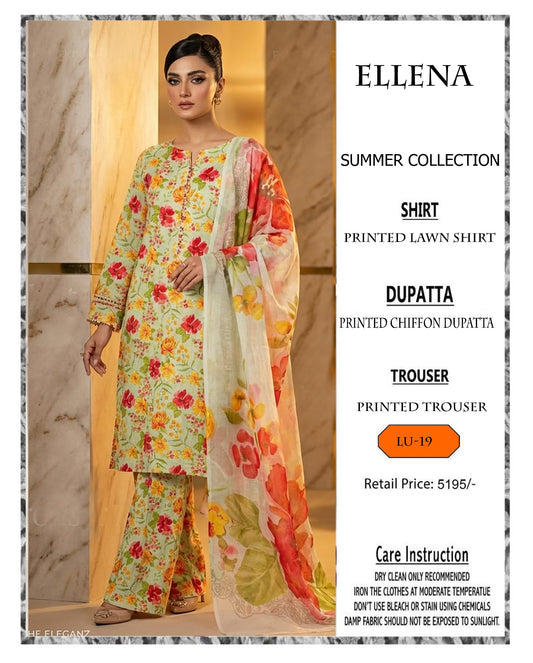 SUMMER COLLECTION 2026,MIX BRANDED DRESS, UNSTITCHED, STUFF: LAWN 90/70,ALLOVER PRINTED