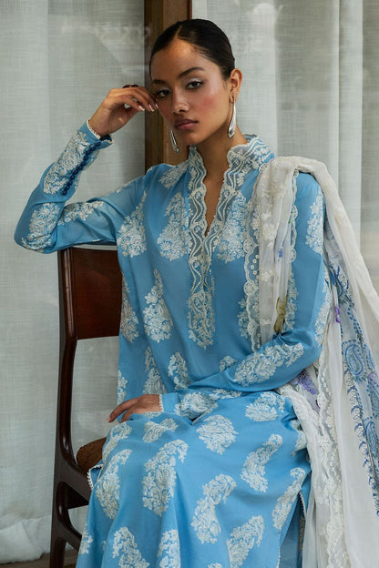 CoCo by Zara Shahjahan, 03 PCS unstitched dress hot demand.