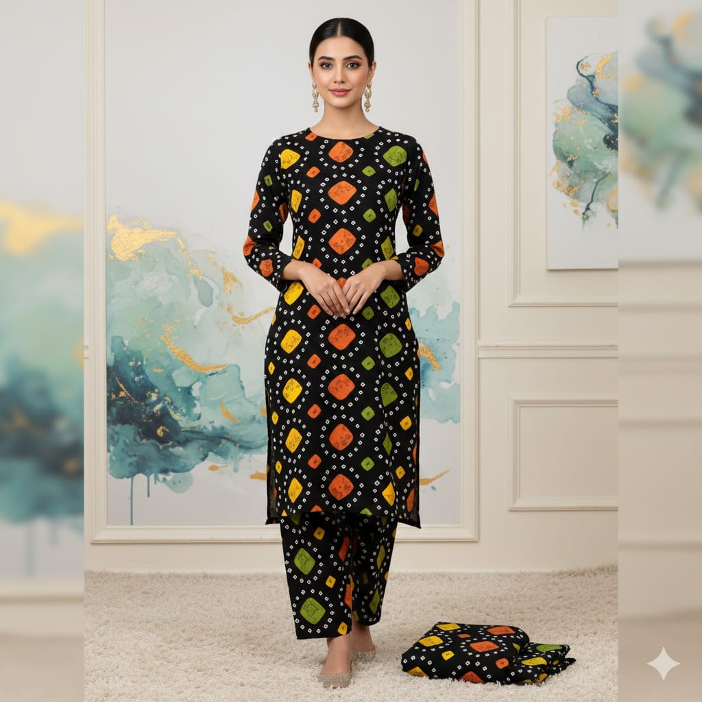 Floral Prints New Arrival,Summer Collection 2026, 2pc,Front Full Digital Printed Shirt*