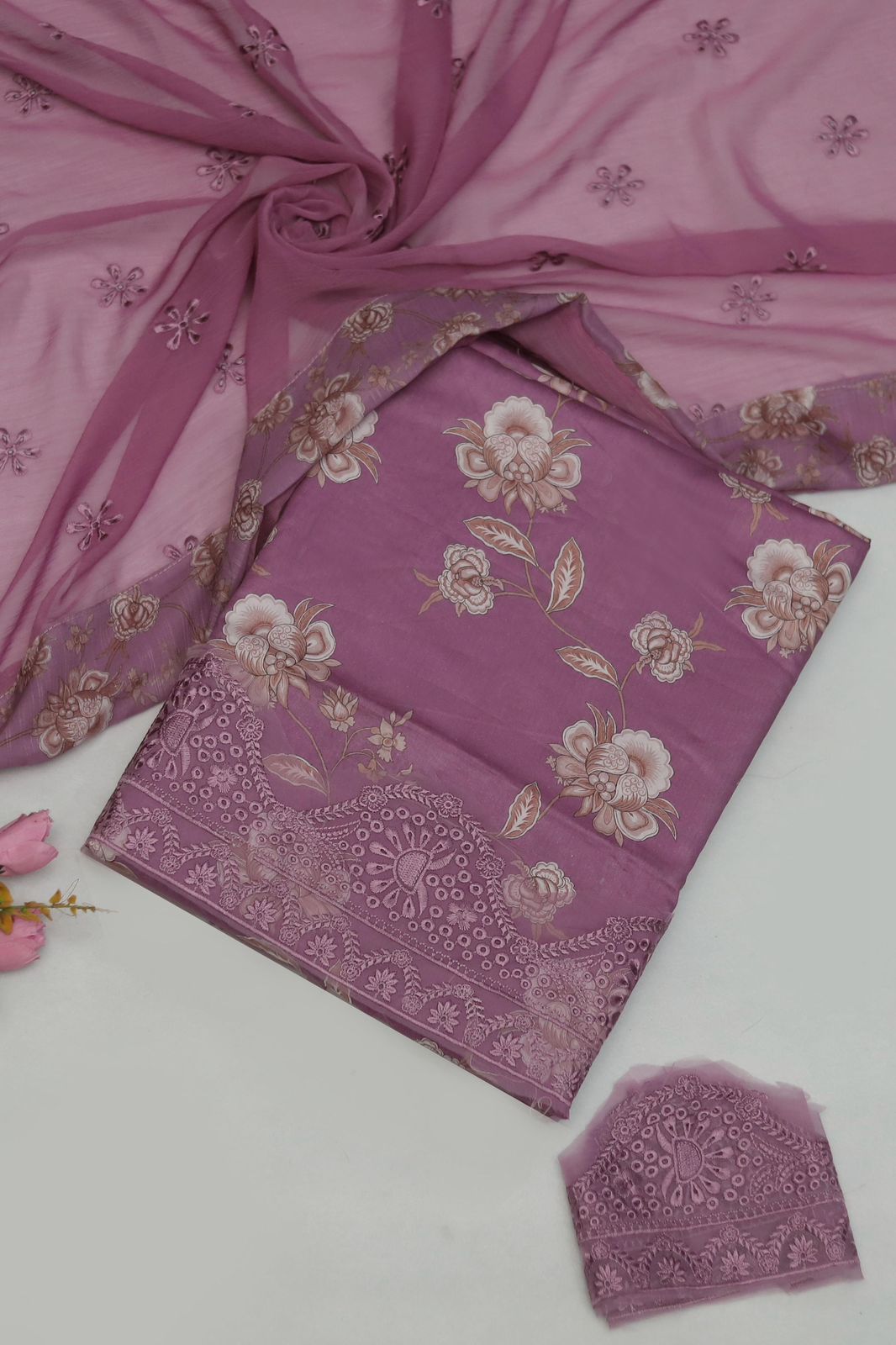Premium quality Lawn Fabric,3Pc