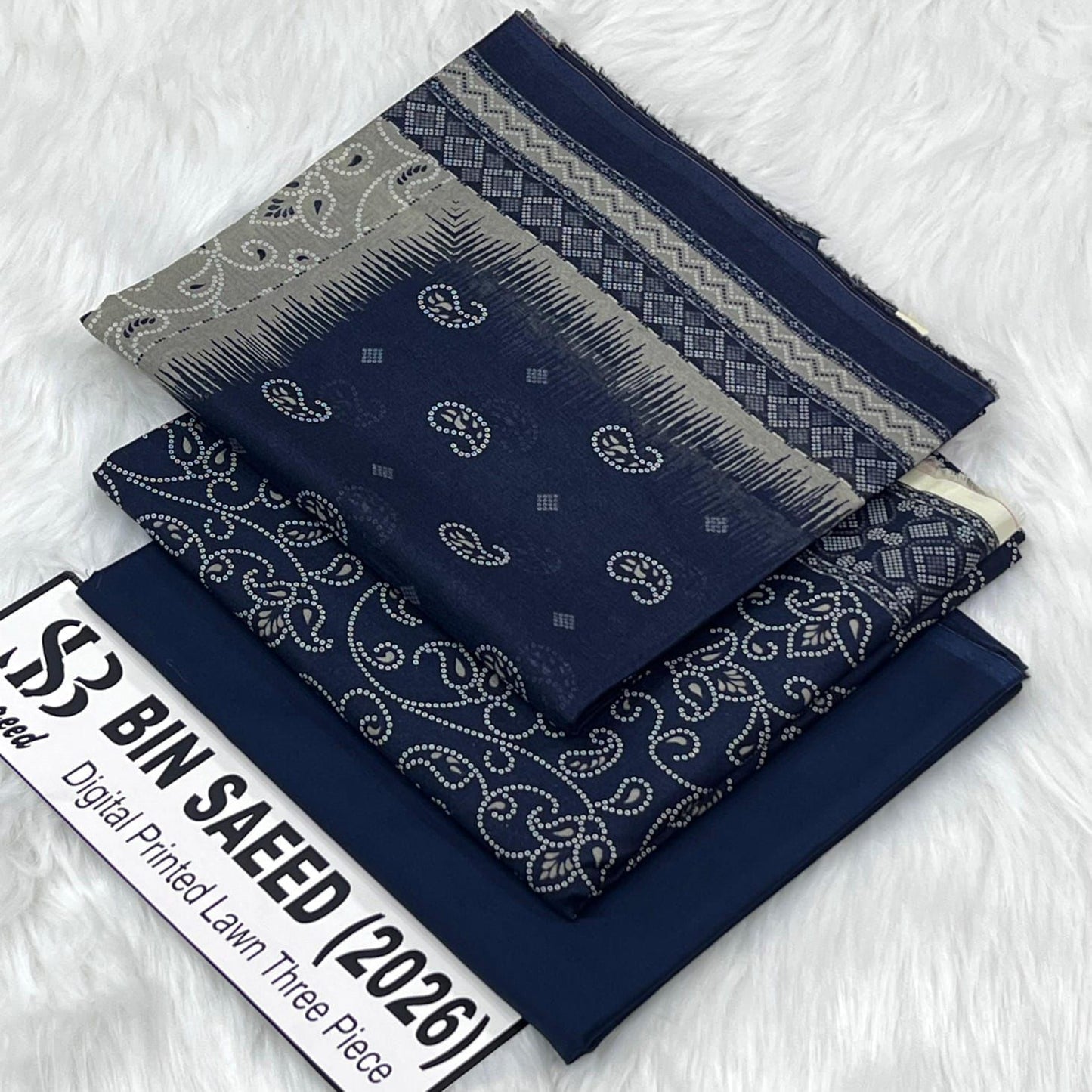 Bin Saeed Lawn 12 colors