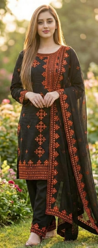 New arrival Lawn, cross Stitch side gala,9mm, Embroidery Collection