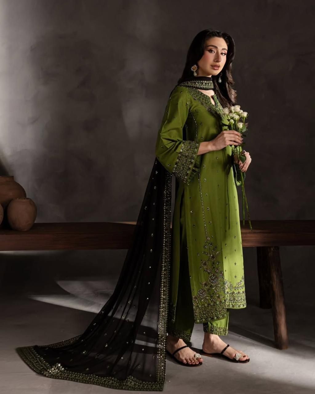 Ladies elegant dress Dhanak