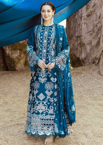 🍂*_Qalamkar 4045_*🍂*Luxury Embroidered 3-Piece*