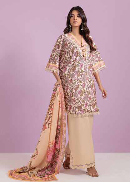BONANZA SATRANGI*PREMIUM LAWN, PRINTED 90/70 Lawn Front,Back & Sleeves