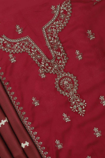 Fine Quality 90/70 Lawn indian chiffon dopatta, 3 Pcs Suit