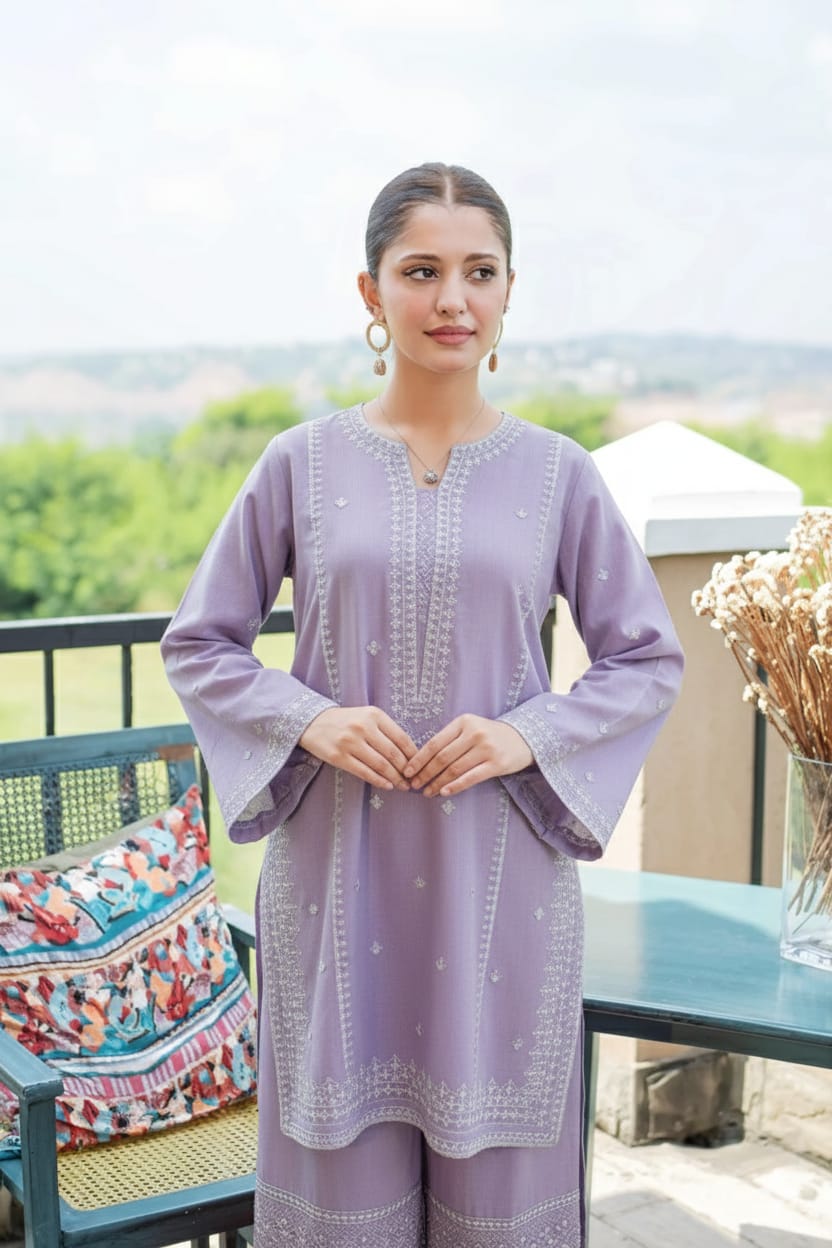 URGE,PURE 2PC EMBROIDERED, AIRJET 90/70 LAWN