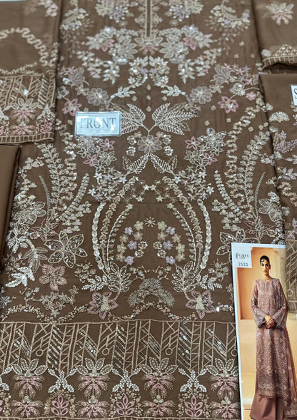 Chiffon embroidered