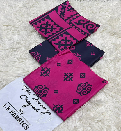 Bonanza, digital printed soft lawn