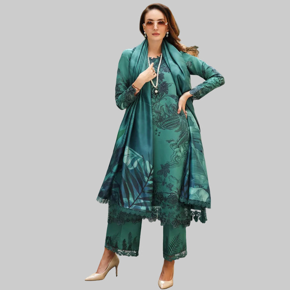 Rang Rasiya, 03 PCS unstitched dress, lawn 90/88*