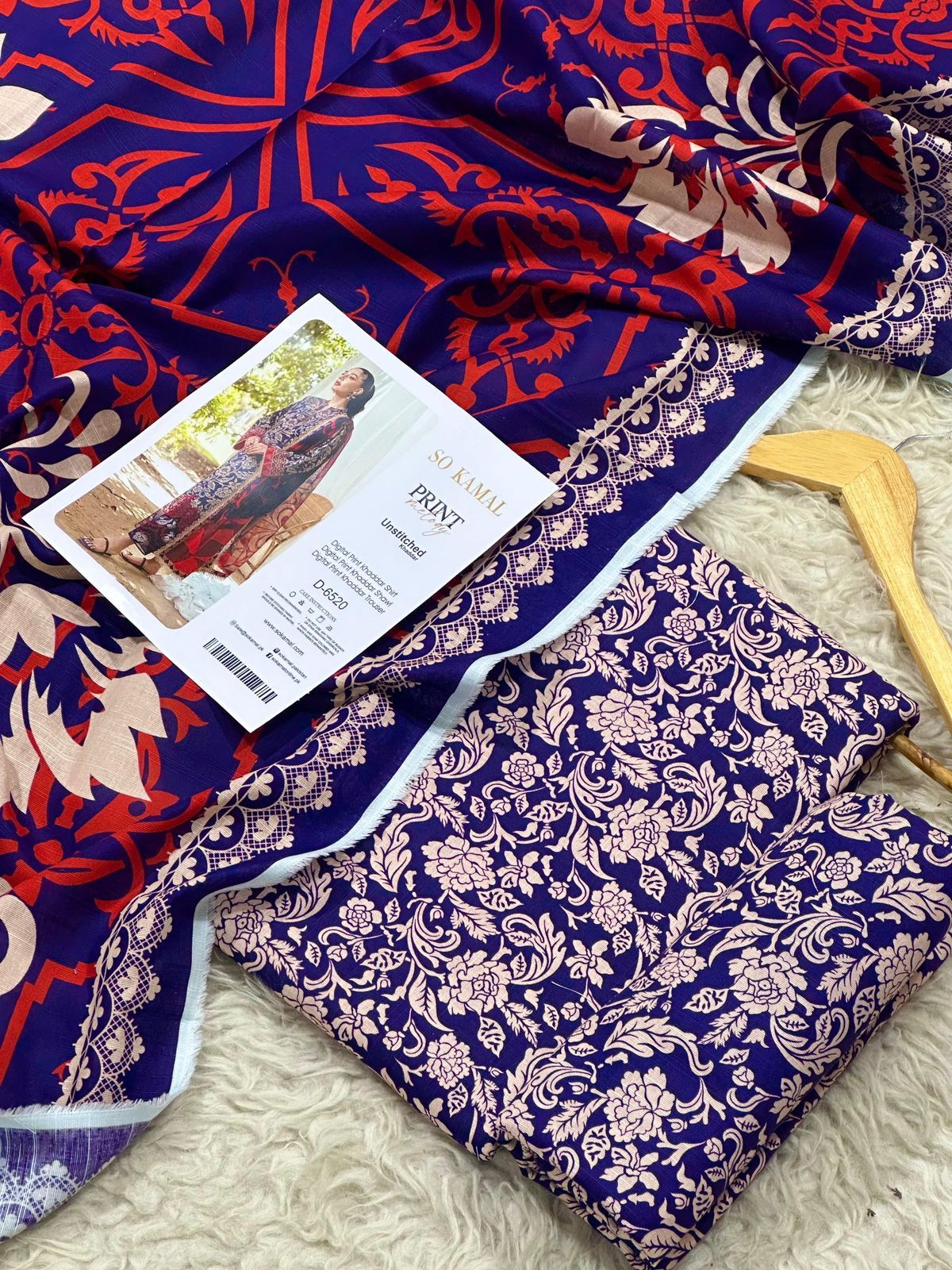 Winter unstitched branded khaddar 2025-26*