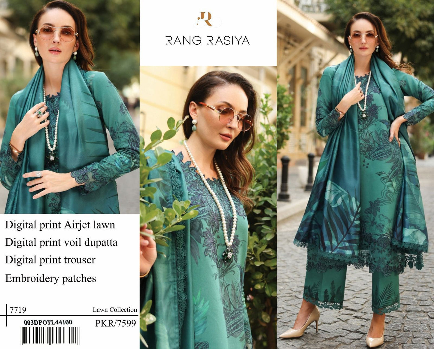 RANG RASIA LUXURY DIGITAL PRINT AIRJET LAWN 90/70