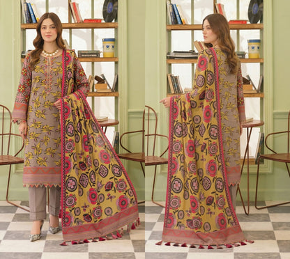EMIRAH digital printed  lawn 9 colors vibrant color