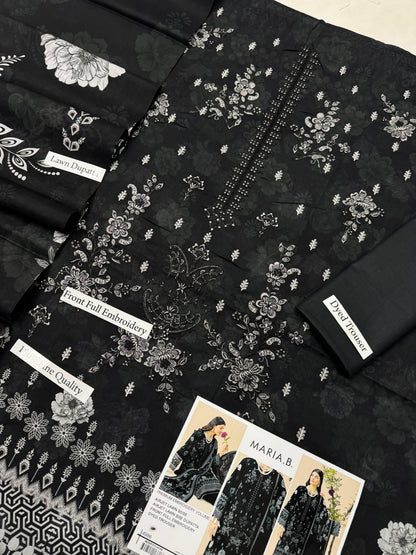 MARIA.B digital printed and Front head embroidered Lawn, new arrival