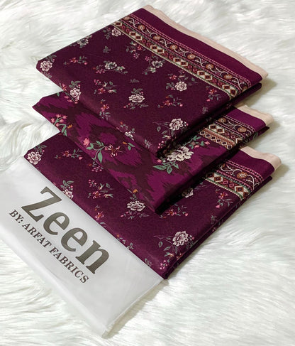 Zeen LAWN 3PC ⁠PRINTED LAWN* SHIRT & DUPATA, 50 colours and designs